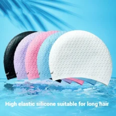 Mũ bơi silicone sần cho người lớn