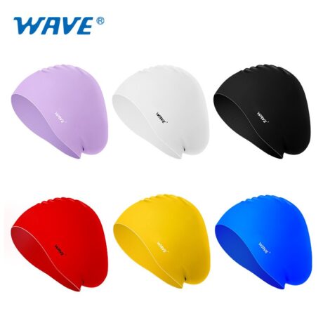 Mũ bơi silicone trùm tóc WAVE